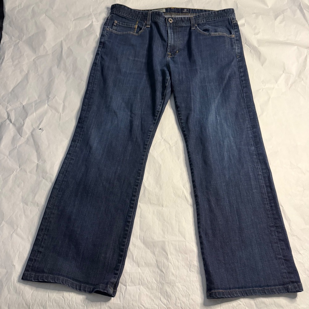 AG Adriano Goldschmied Protege Straight Leg Jeans Mens Indigo Dark Wash 38x30‎